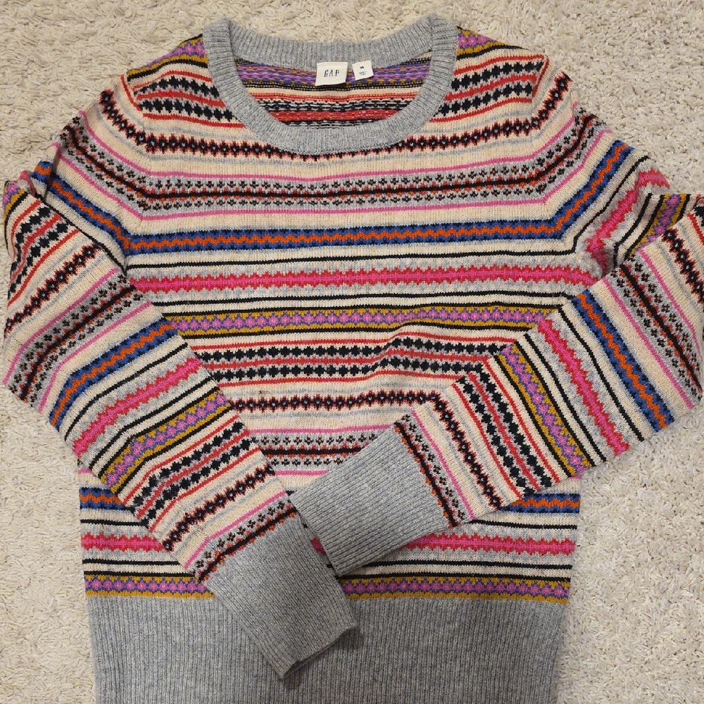 GAP Colorful Patterned Women's Sweater